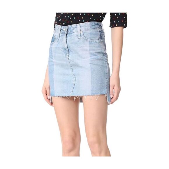 AG  Adriano Goldschmied Jeans Denim Skirt 27 (399) - Picture 1 of 16